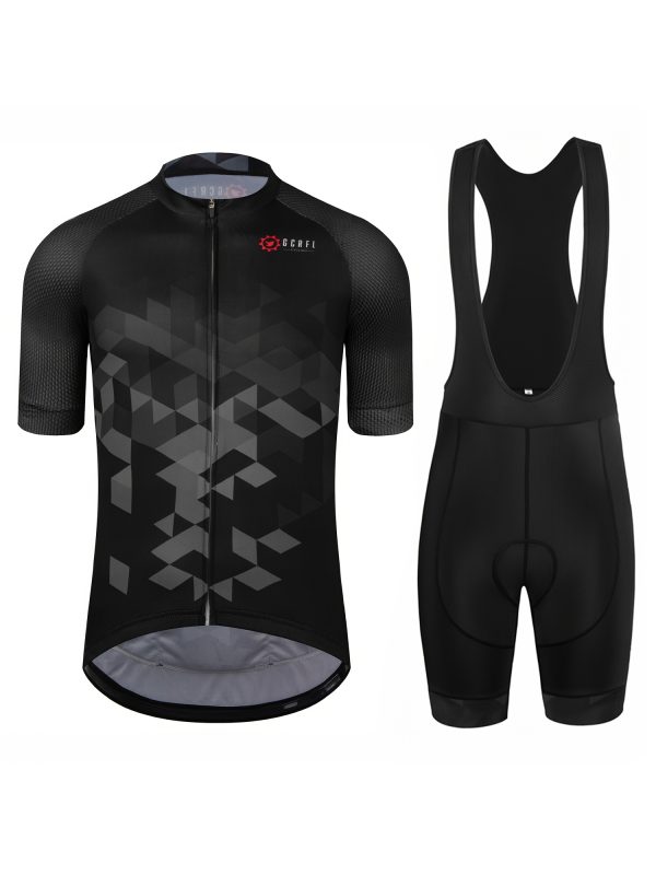 Men's Quick-Dry Breathable Cycling Sweatshirt & Shorts Set