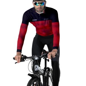 Men's Long-sleeved Cycling Jersey, Slim-fit Outdoor Bicycle Clothing For Summer, Breathable And Quick-drying For Sports