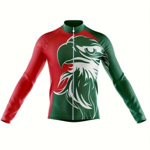 Men's Long-sleeved Cycling Jersey For Summer Outdoor Cycling, Breathable And Quick-drying