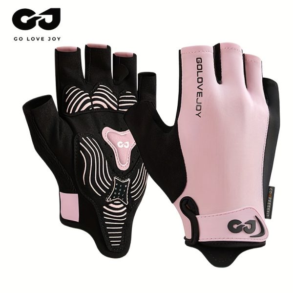 GOLOVEJOY Half-Finger Fitness Gloves - Shock Absorbing, Non-Slip, Breathable & Sweat-Wicking for Gym, Training & Outdoor Cycling