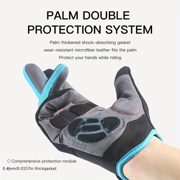 Breathable Cycling Gloves - Comfortable, Durable & Non-Slip with Thickened Palm Pad for Outdoor Sports